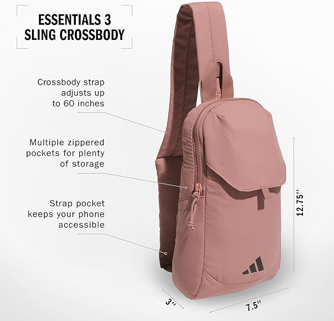 adidas Essentials Crossbody – Athletic Sling Bag with Phone Pocket