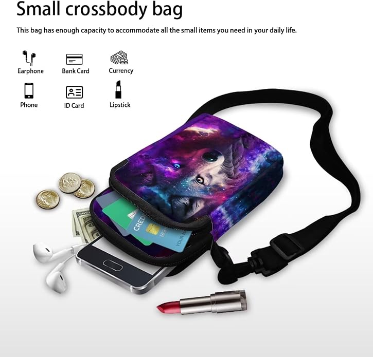 DISNIMO Small Crossbody Bags for Women Trendy Cross Body Cell Phone Shoulder Bags Purses with Adjustable Strap