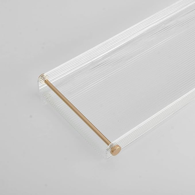 Bathtub Caddy Tray for Luxury Bathroom Bath tub Table Caddy Tray Shelf for Shower with Gold Handles fits All bathtubs