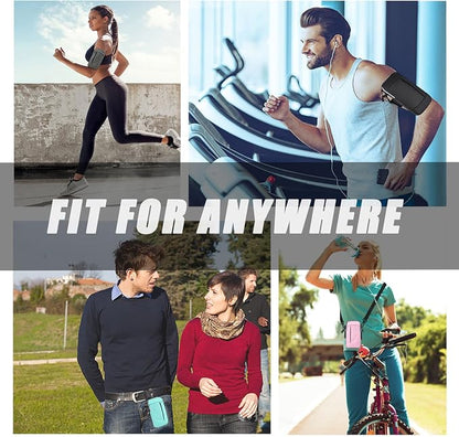 Phone Holder for Running Armband,Cell Phone Purse Small Crossbody Bags for Women Men Kids,iPhone 17 16 16e 15 14 13 12 11 Pro Max Xs Xr X Plus Mini Galaxy Ultra S26 S25 Note Bag Gym Arm Bands