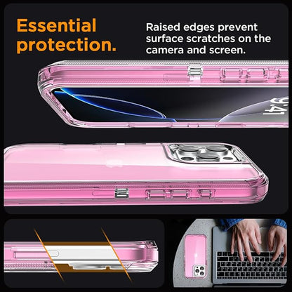 AICase for iPhone 16 Pro Max Case Clear 3 in 1 Heavy Duty Drop Protection Full Body Rugged Shockproof/Dust Proof 3-Layer Military Protective Tough Durable Cover for iPhone 16 Pro Max 6.9"_2