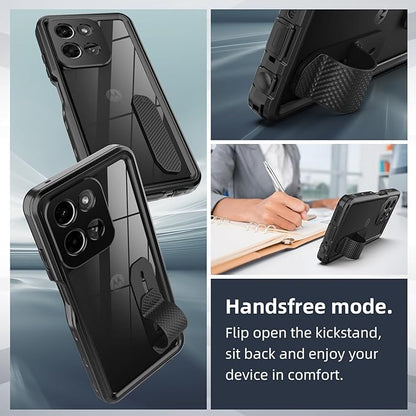 for Moto G Play 5G 2026 Phone Case,Waterproof Case with Built-in Screen Protector & Cell Phone Ring Holder, Full Body Shockproof Rugged Heavy Duty Protection Cover for Moto G PLAY 5G 2026 Case（4G/5G)