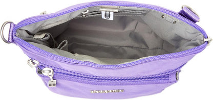 Baggallini Modern Pocket Crossbody Bag for Women, 8.5"x8.5" Handbag Purse with RFID, Lightweight Water-Resistant