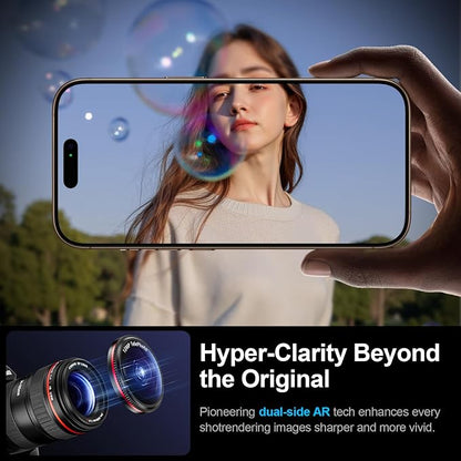 X-it 2-Pack Camera Lens Protector for iPhone 17/16/15/14 Pro Max&17/16/15/14 Pro, [Shatterproof & Impact Resistant] 9H High-Alumina Tempered Glass, Anti-Scratch, Dustproof, Strong Adsorption, Case Friendly, Ultra HD Clear