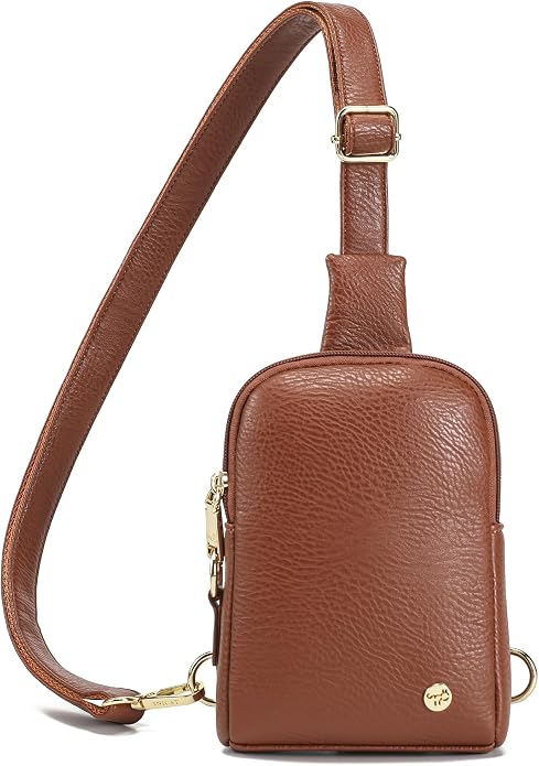 INICAT Small Sling Bag for Women Everyday & Travel Crossbody Bags Lightweight Cross Body Purses Vegan Leather