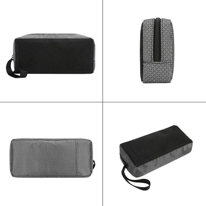E-Tree Mesh Tech Pouch,Electronics Organizer Case Bag,Travel Accessories | portable laptop charger organizer with handle strap,for cable,cord,power bank,electric computer accessories
