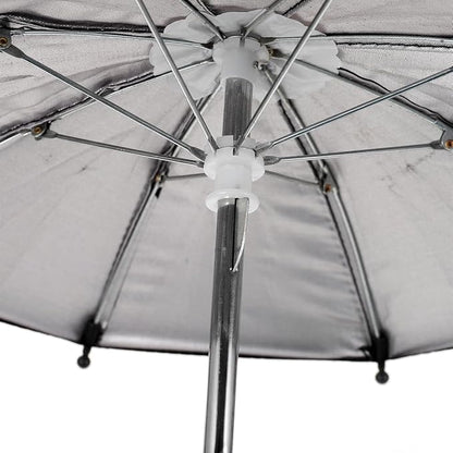 LIOOBO Phone Umbrella Holder: Bike Holder for Phone, Bicycle Cell Bracket with Small Sunshade Cover