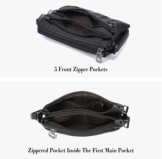 MINICAT Multiple Pockets Small Crossbody Purse Cell Phone Purse Shoulder Bags for Women Cross Body Bag for Woman