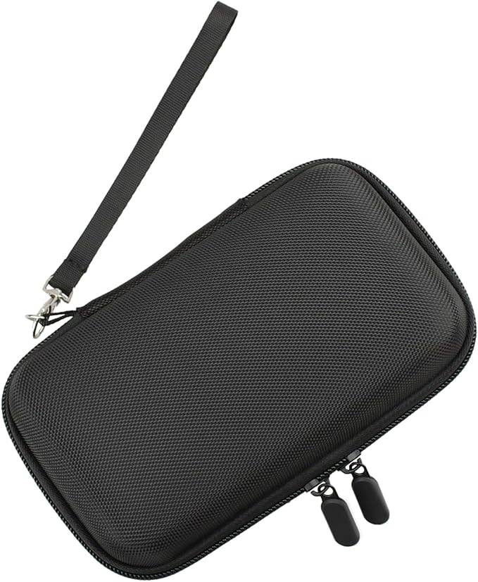 EVA Hard Shell Cable Organizer Travel Case for Cords & Chargers | Shockproof Water Resistant Portable Pouch, Mesh Pocket & Elastic Loops, Fits Power Bank, Cables, Earbuds, for Commute, Travel