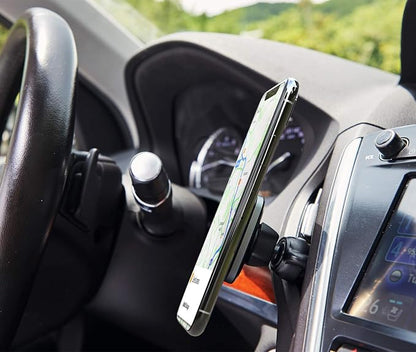 APPS2Car 3-in-1 Car Phone Mount Magnetic Dashboard Windshield Air Vent Mount Phone Holder for Car Universal Car Phone Holder with Powerful Suction Cup Built-in Strong 6 Magnets for All CellPhones