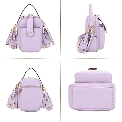 Mali+Lili Gail Vegan Leather Multi Compartment Crossbody Bag