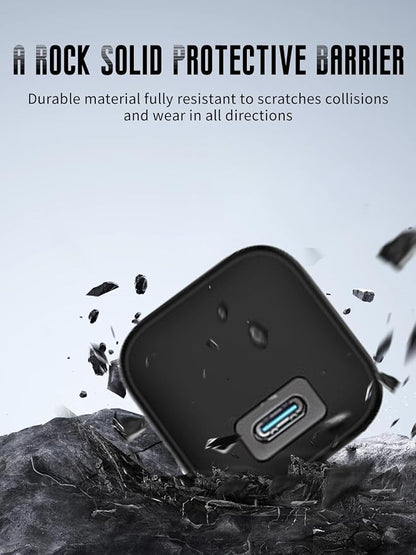 Case for Anker Nano 45W USB-C Charger (Model: B2692), Kids-Friendly Soft Silicone Protective Cover, Shockproof, Waterproof (Black)