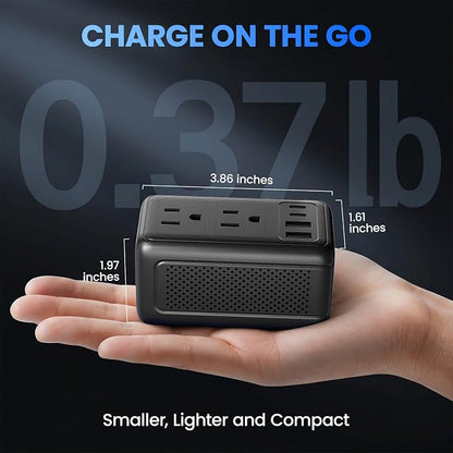 2000W Voltage Converter US to Europe, with 2 USB A and 2 USB C Ports | 220V to 110V Converter for European Travel for Hair Dryer, Travel Adapter Converter Combo