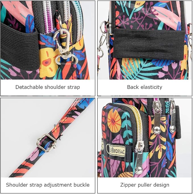 Sports Armband Outdoor Sweat-Proof Running Armbag Cross-Body Shoulder Casual Wallet Purse Gym Fitness Cell Phone Bag Key Holder for iPhone 13 Pro/ 12 Pro/Xs Max/Xr,Galaxy S10 Plus, P30 Pro (#27)