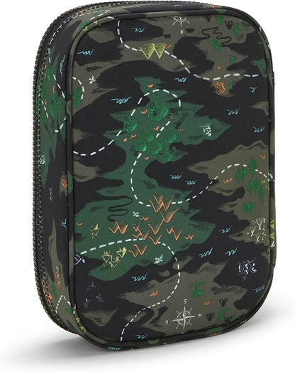 Kipling Women's 100 Pens Printed Case, Organize Accessories, Art Supplies, Makeup, Travel Organizer