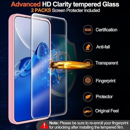 MOZOTER for Samsung Galaxy S25 Plus Case with Magnetic,[Compatible with MagSafe][12Ft Military Dropproof][2*Screen Protector] Translucent Anti-Slip Back Slim Shockproof Case for S25 Plus,6.7"-Pink