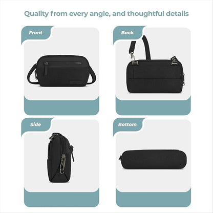 Travelon Anti-Theft Metro Convertible Small Crossbody Bag