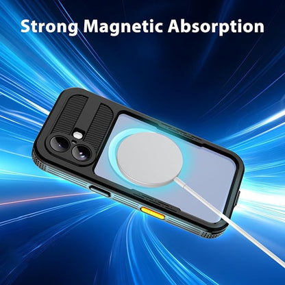 Waterproof Phone Case Compatible with iPhone 17, IP68 Waterproof Shockproof Dust-Proof Phone Case with Built in Screen Protector, Full Body Protective Case (Black, 17)