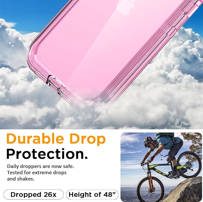 AICase for iPhone 16 Pro Max Case Clear 3 in 1 Heavy Duty Drop Protection Full Body Rugged Shockproof/Dust Proof 3-Layer Military Protective Tough Durable Cover for iPhone 16 Pro Max 6.9"_2