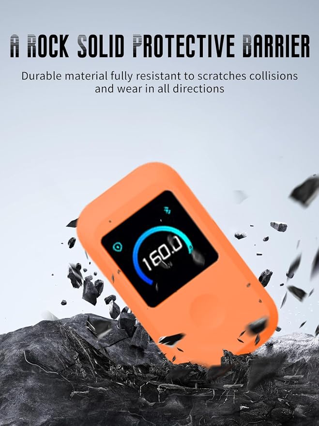 Case for Anker Prime 160W 3-Port Compact USB-C GaN Charger (Model: A2687), FJIASTB Kids-Friendly Soft Silicone Protective Cover, Shockproof, Waterproof (Orange)
