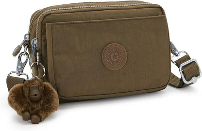 Kipling Women’s Abanu Multi Crossbody Bag, Lightweight, Adjustable Nylon Waist Pack with Multi-Compartment Zip Pockets