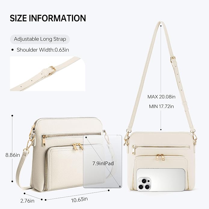Crossbody Purses for Women Small Crossbody Bags for Women with Built in RFID Wallet