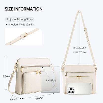 Crossbody Purses for Women Small Crossbody Bags for Women with Built in RFID Wallet