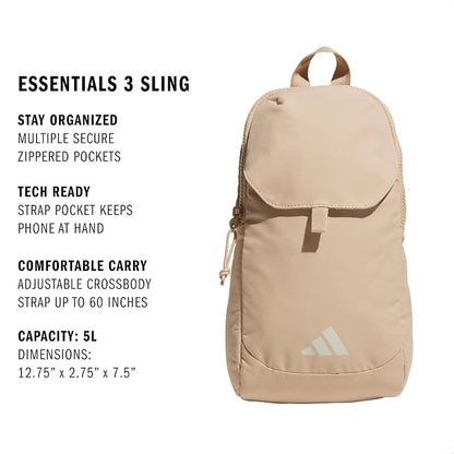 adidas Essentials Crossbody – Athletic Sling Bag with Phone Pocket