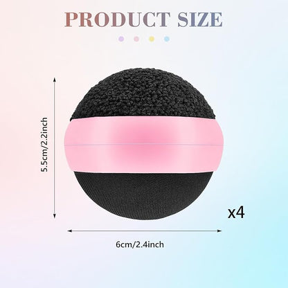 Suclain 4 Pack Touch Screen Cleaner Balls Phone Cleaning Ball Microfiber Touch Car Screen Glass Cleaner for Easter Computer Laptop Phone Monitor(Pink)