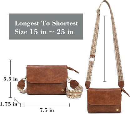 MINICAT RFID Blocking Small Crossbody Bags for Women Vegan Leather Mini Travel Purses Cell Phone Purse Cross Body Bag