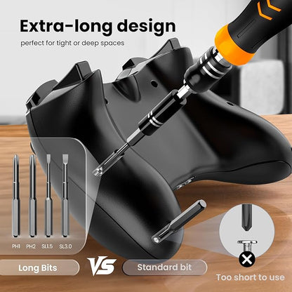 JOREST 115 in 1 Small Precision Screwdriver Set, Tool Gifts for Men, Magnetic Repair Tool Kit for PC, Laptop, Computer, iPhone, Macbook, Jewelers, PS5, Xbox, Switch, Electronics