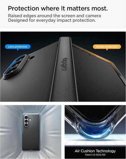 Spigen Slim Armor Pro MagFit for Galaxy Z Fold 8 Ultra Case, Black | Spring Hinge Protection, Air Cushion Technology, Compatible with MagSafe, SecuLink, Camera Plateau Protection