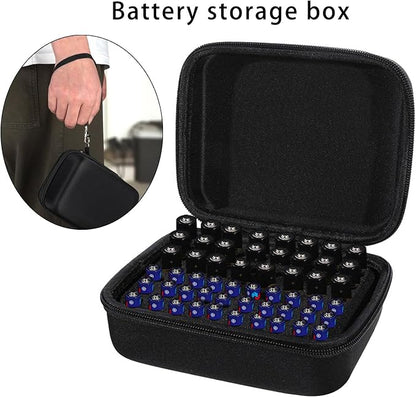 Durability Battery Storage Box for 2A 3ABatteries Lightweight Case Easy Access Ideal for Travelers Photographers Portable Battery Storage Box