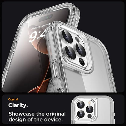 AICase for iPhone 16 Pro Max Case Clear 3 in 1 Heavy Duty Drop Protection Full Body Rugged Shockproof/Dust Proof 3-Layer Military Protective Tough Durable Cover for iPhone 16 Pro Max 6.9"_5