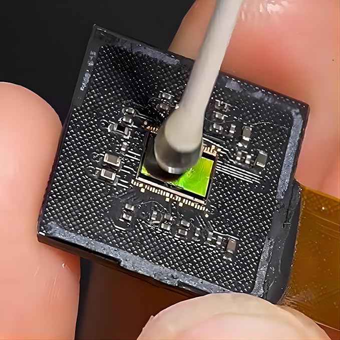 ESD Safe Cleaning Swab for Camera Sensors, PCB & Semiconductors - No Residue, Anti-Static, Scratch-Free, Quick & Easy to Use for Sensitive Electronics. (Blue-10Packs, Electrostatic adsorption)