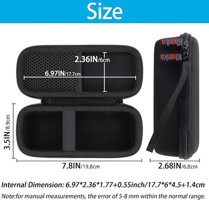 khanka for Anker Prime Power Bank 27650mAh 250W/Anker Zolo A1695 Power Bank 25K 165W Traveling Case,Case Only (Black).