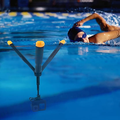 GEPULY Floating Hand Grip Underwater Waterproof Selfie Stick for GoPro Hero 13 12 11 10 9 8 7 6 5 4 3,Floating Tripod, Hand Grip,Selfie Stick Pole,Tripod Stand, Extended Monopod Go Pro Accessories