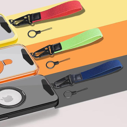 Stretchy Wristlet Keychain, Wrist Lanyard Strap Key Chain Holder to Hold Keys Wallet Phone ID Badge for Men Women