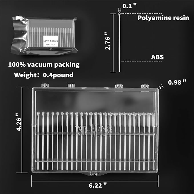 ESD Anti-Static Plastic Handle Gel Stick | 2.5mm Round Head, No Residue & Scratch-Free | Sticky Silicone Swab for Semiconductors, PCB, Lens, Camera Sensors & Lab Precision Cleaning.