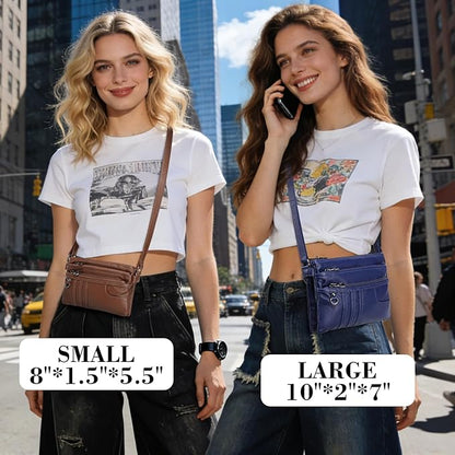 MINICAT Multiple Pockets Small Crossbody Purse Cell Phone Purse Shoulder Bags for Women Cross Body Bag for Woman