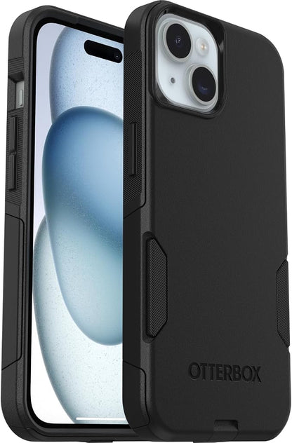 OtterBox iPhone 17e, 16e, 15, 14, & 13 Commuter Series Case - Black, Slim & Tough, Pocket-Friendly, with Port Protection