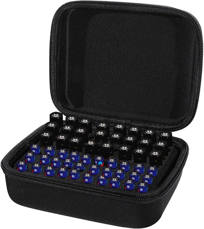 Durability Battery Storage Box for 2A 3ABatteries Lightweight Case Easy Access Ideal for Travelers Photographers Portable Battery Storage Box