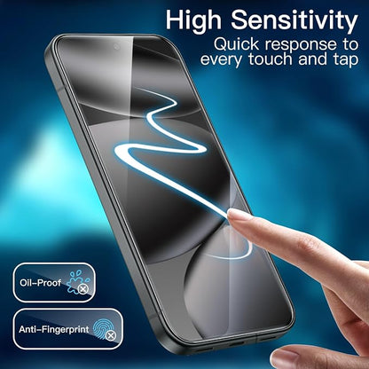 JETech Screen Protector for Google Pixel 10 Pro, 2+2 Pack | with Camera Lens Protector, HD Clear Tempered Glass, Anti-Scratch Protection, Easy Installation Tool