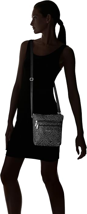 Baggallini Pocket Crossbody Bags for Women 8x8 Small Lightweight Durable Water-resistant Travel Purse W/Rfid