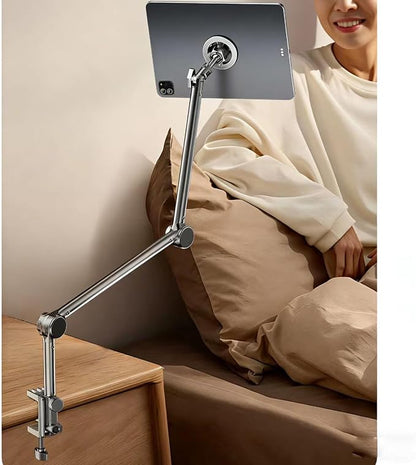 Phone Holder for Bed, Magnetic Cell Phone Stand for iPhone17 16 15 14 13 12 Pro Max Plus Mini, Flexible Long Arm Mount 360 Adjustable for Desk/Bedside Filming/Video or Photo