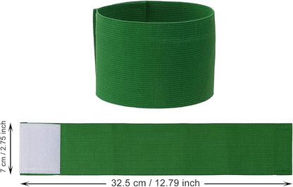 ONLYKXY 3PCS Captain Armbands 7x32.5CM/2.75x12.79inch Adjustable Leader Armband Team Sport Armband for Soccer Basketball Volleyball School Team Competition Coach Players Wrist Arm Bands