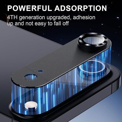 Korecase for iPhone Air Camera Lens Protector -[Strong Adsorption][Case Friendly] Metal Tempered Glass Rear Camera Cover for iPhone 17 Air -Grey