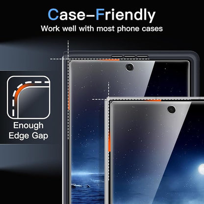 JETech Front Screen Protector for Galaxy Z Fold 7, 2+2 Pack | with Camera Lens Protector, HD Clear Tempered Glass, Anti-Scratch Protection