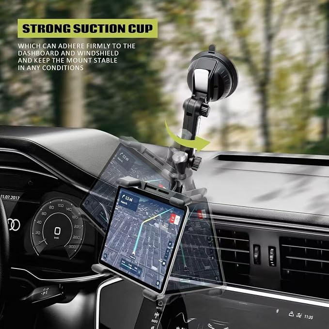 Car Phone Mount for Samsung Galaxy Z Fold 6 5 4 3 2, Gravity Auto-Clamping Cell Phone Holder for Car Air Vent, Thick Case Friendly Wide Screen Mount for iPad mini, Google Pixel Fold, iPhone