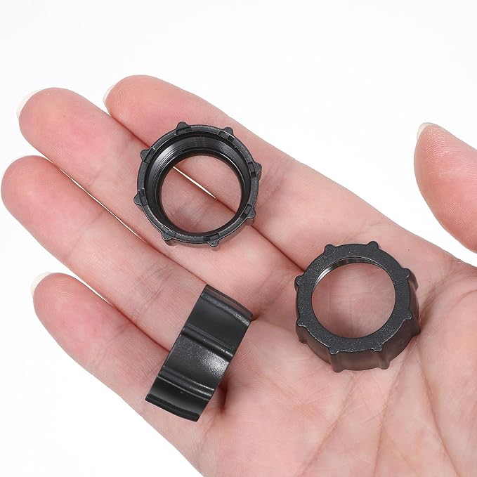 6 Pcs Car Phone Mount Replacement Parts Tightening Nut for Replacement Screw-On Parts Adapter Phone Holder Tightening Nut Screw-On Bracket Holder Ring for DVR Camcorder Wireless Charger